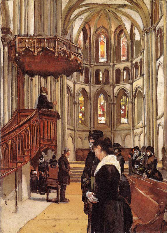 Prayer in the Saint-Pierre Cathedral 